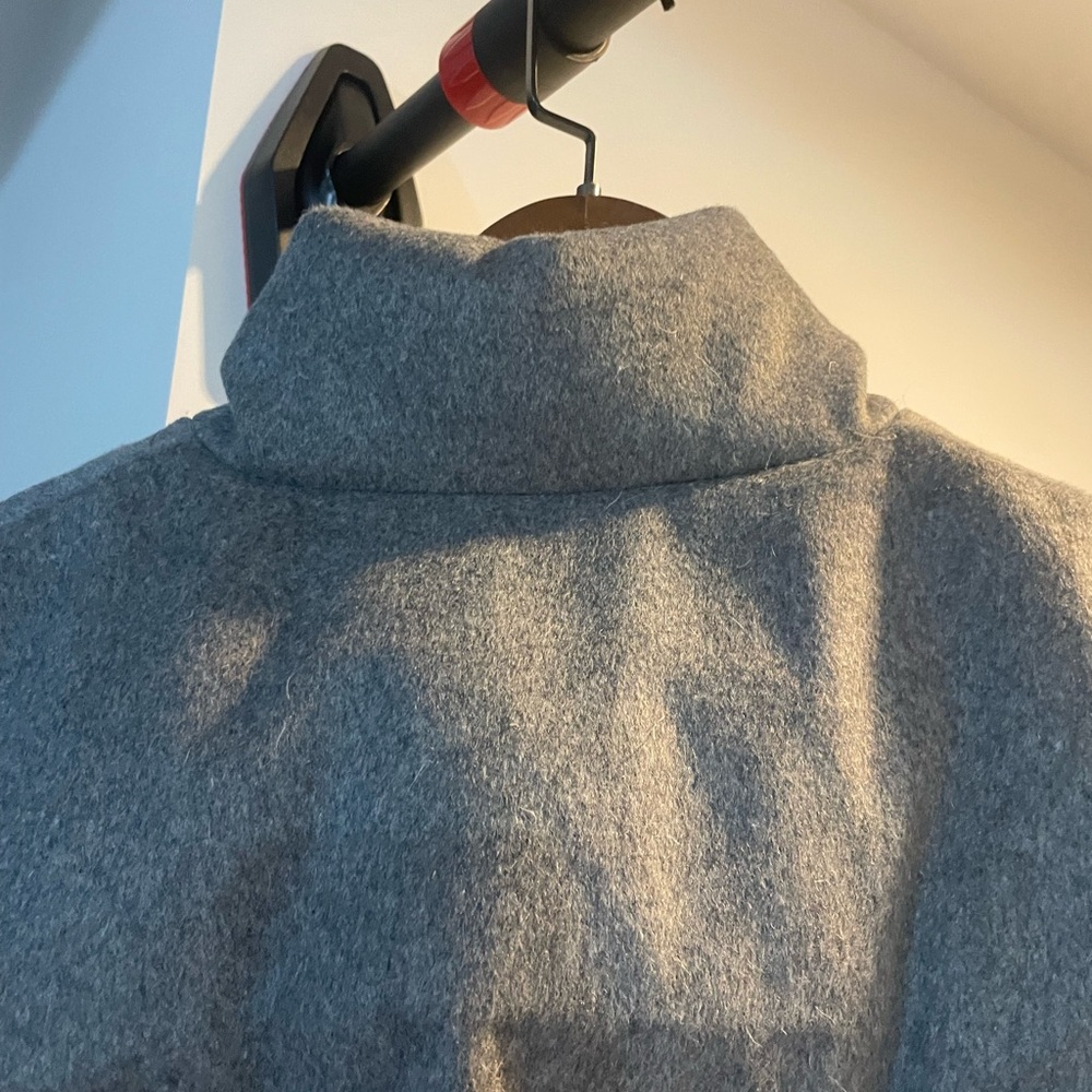 Prada Charcoal Grey Quilted Sleeveless Puffer Vest with Belt - Picture 7 of 11